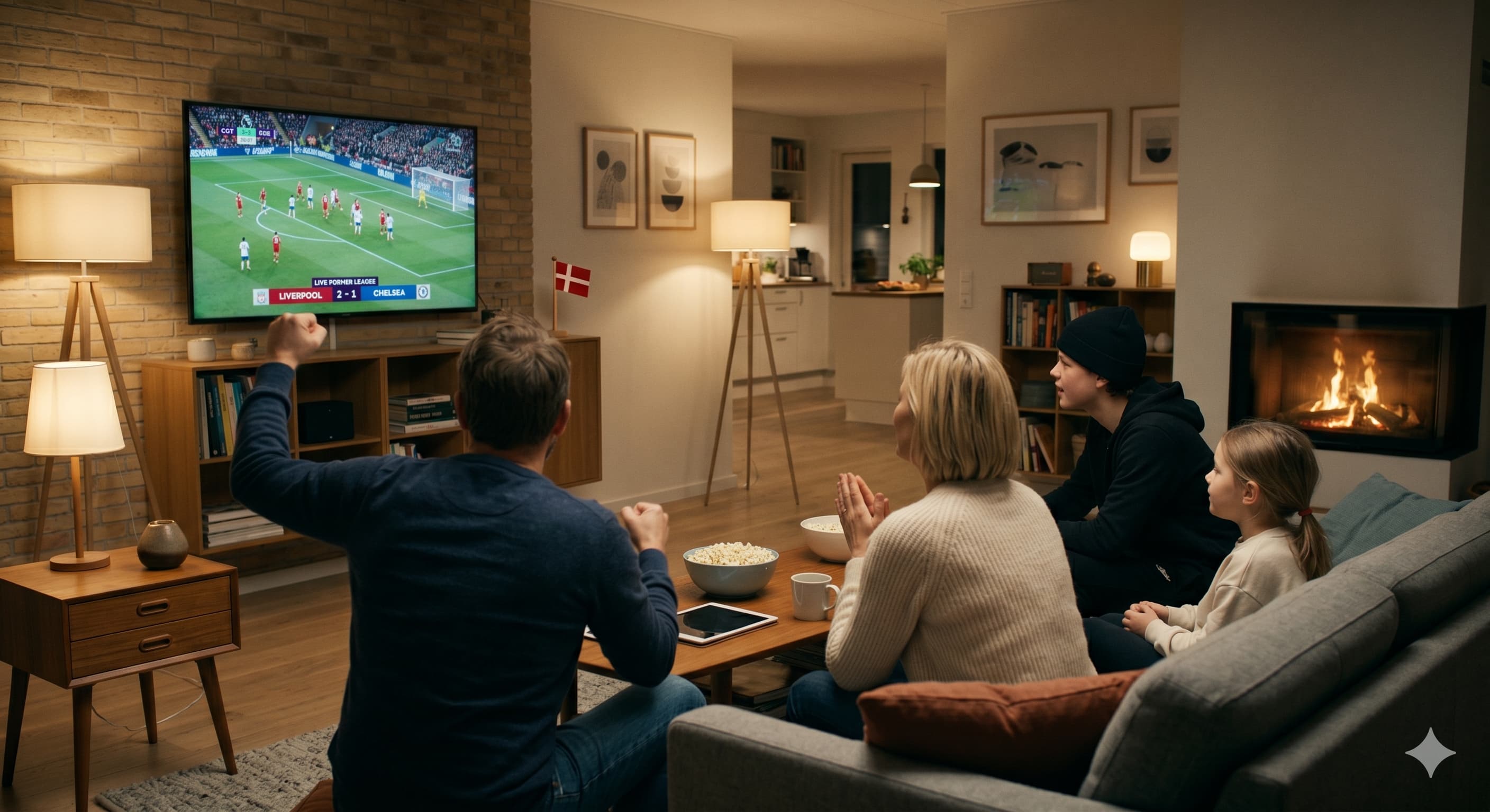Live fodbold IPTV stream dansk - topklubber engelsk topfodbold via premium sportskanaler 4K